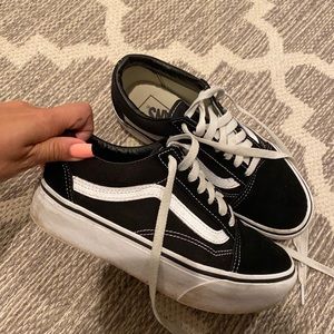 Platform vans old skool